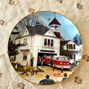 1984 Norman Rockwell numbered decorative plate